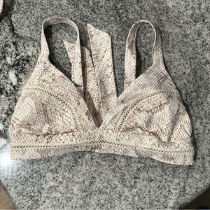LSPACE high rise snake print bikini